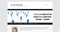 Desktop Screenshot of jenlabrecque.com